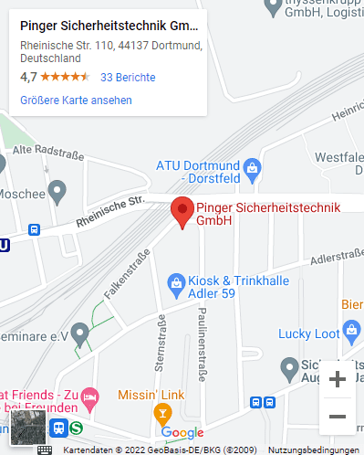 Pinger Sicherheitstechnik Google Maps